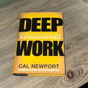 Deep Work by Cal Newport - Yellow Cover